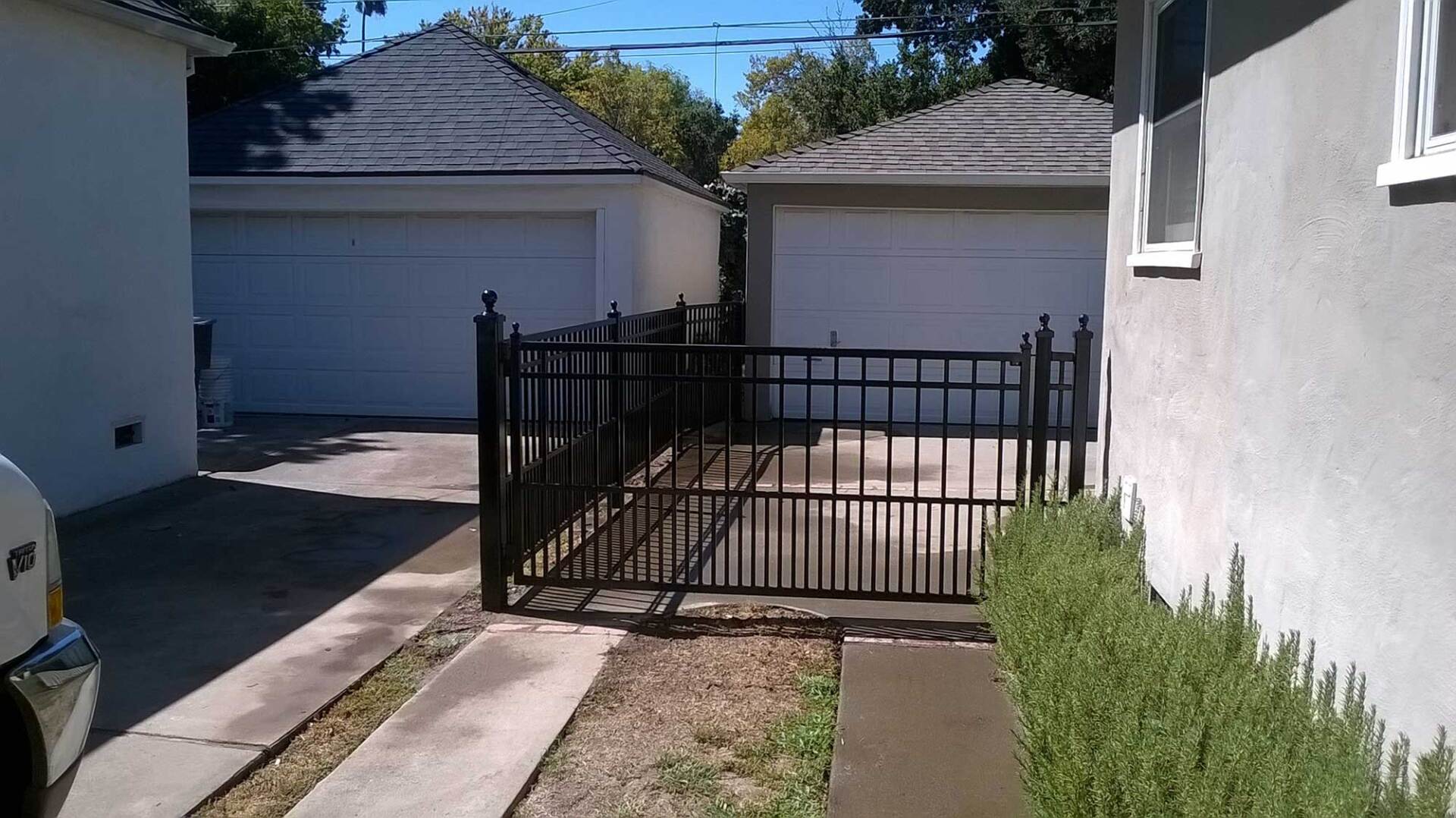 Rail with Dog Pickets — Sacramento, CA — Benson Fence Co., Corp