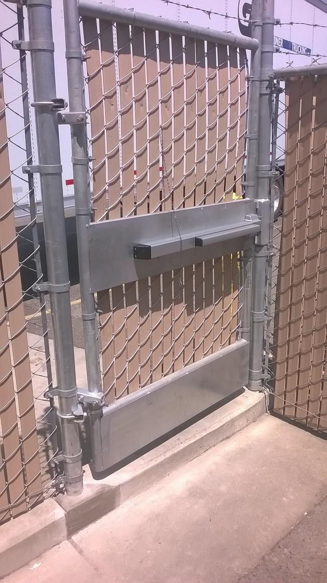 Panic Bar Gate — Sacramento, CA — Benson Fence Co., Corp