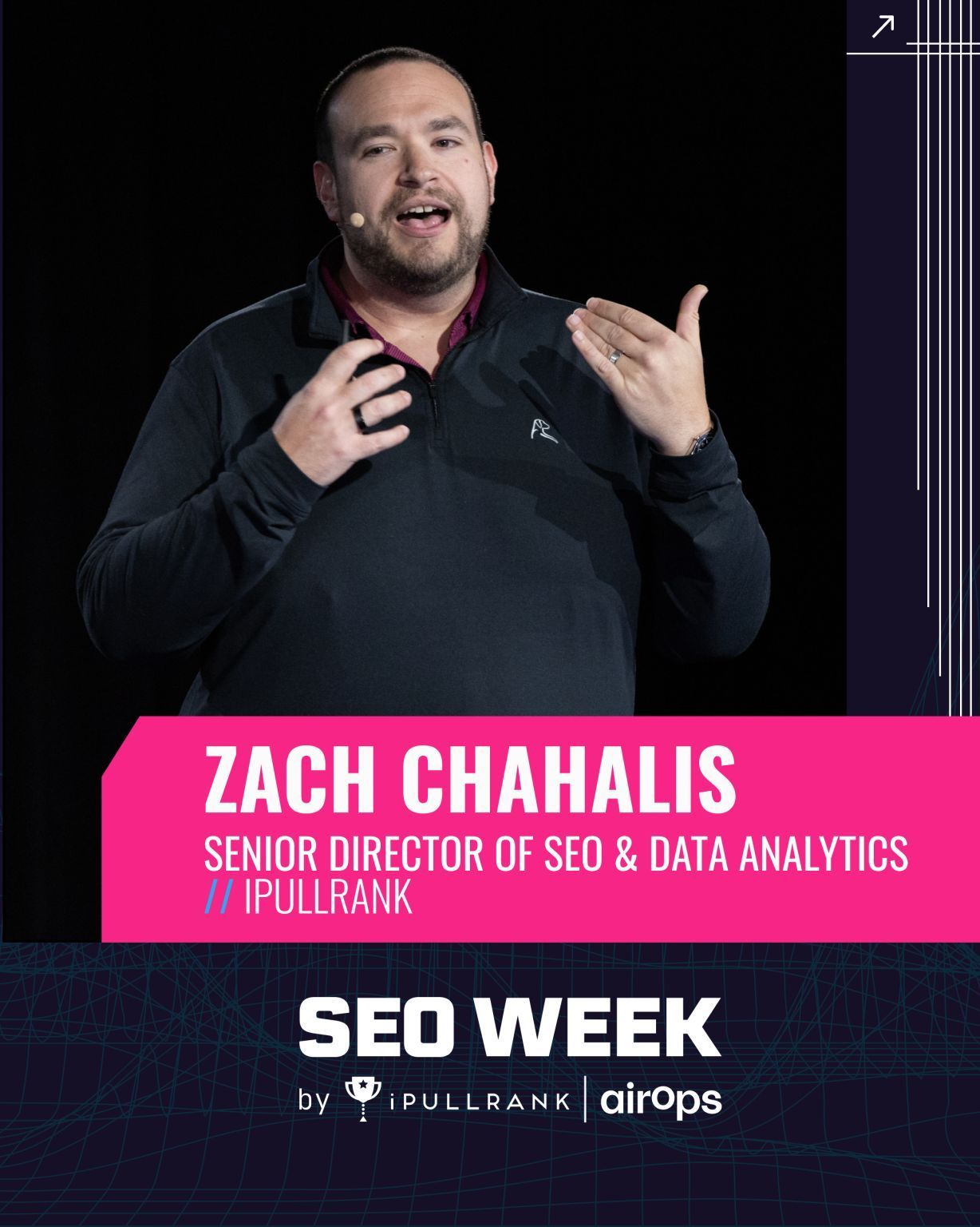 SEO Week 2026 - Zach Chahalis
