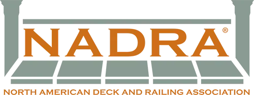 The logo for the north american deck and railing association