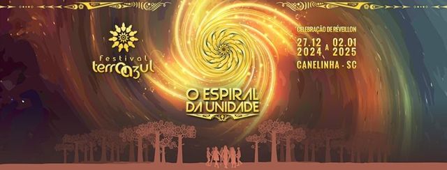 Terra Azul O Espiral Da Unidade Reveillon 2024 2025