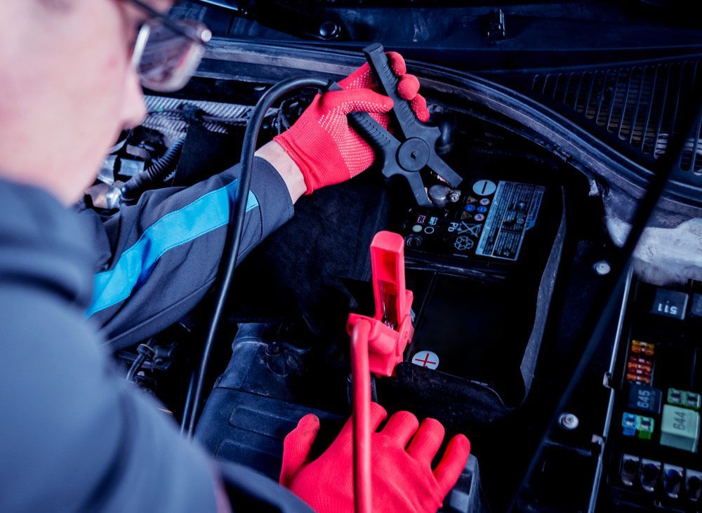 Jump Starting Car — Glenn Rowe Auto Electrics In Burleigh, QLD
