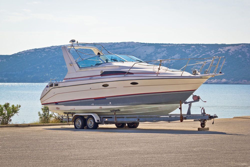 Boat On A Trailer By The Sea — Glenn Rowe Auto Electrics In Coolangatta, NSW