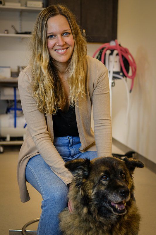 staff member of NEK Community Animal Hospital