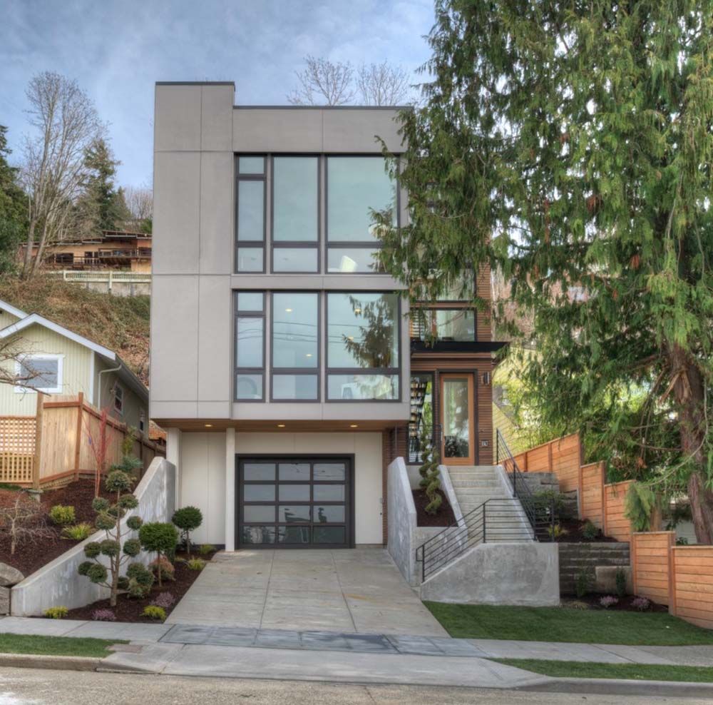 modern residential house