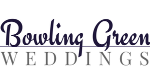 Bowling Green Weddings logo in purple and gray script text