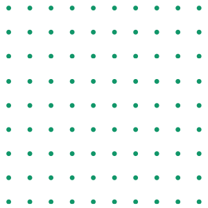 White background with a grid of small green polka dots. White background with a grid of small green polka dots.