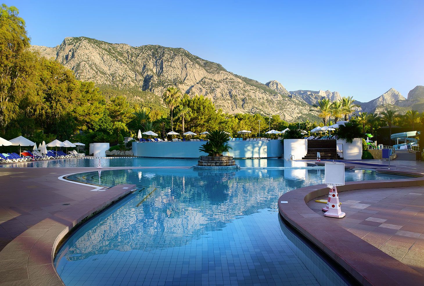A residential pool ready for inspection