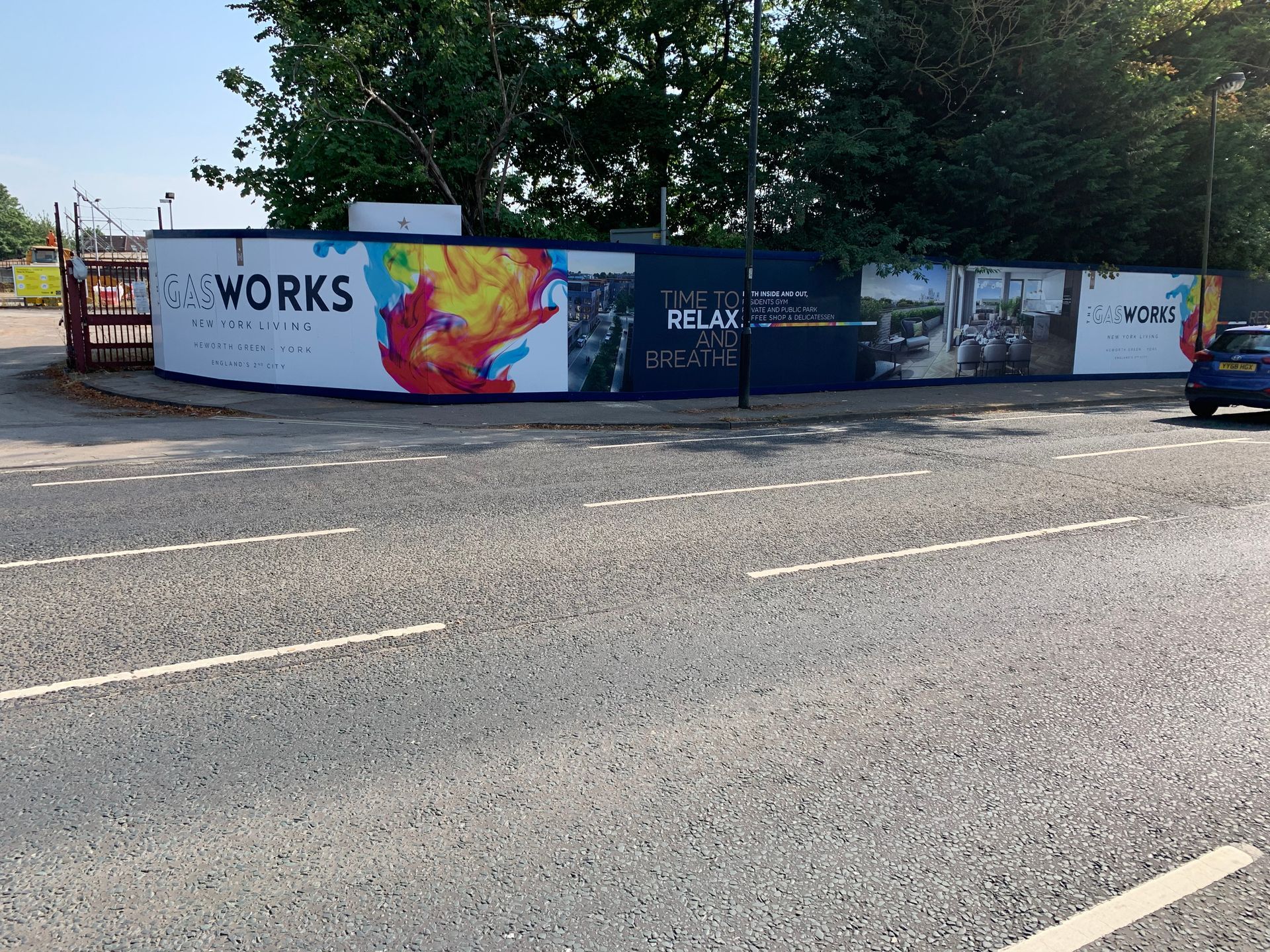 HLB Signs - sign design services - wraparound hoarding 