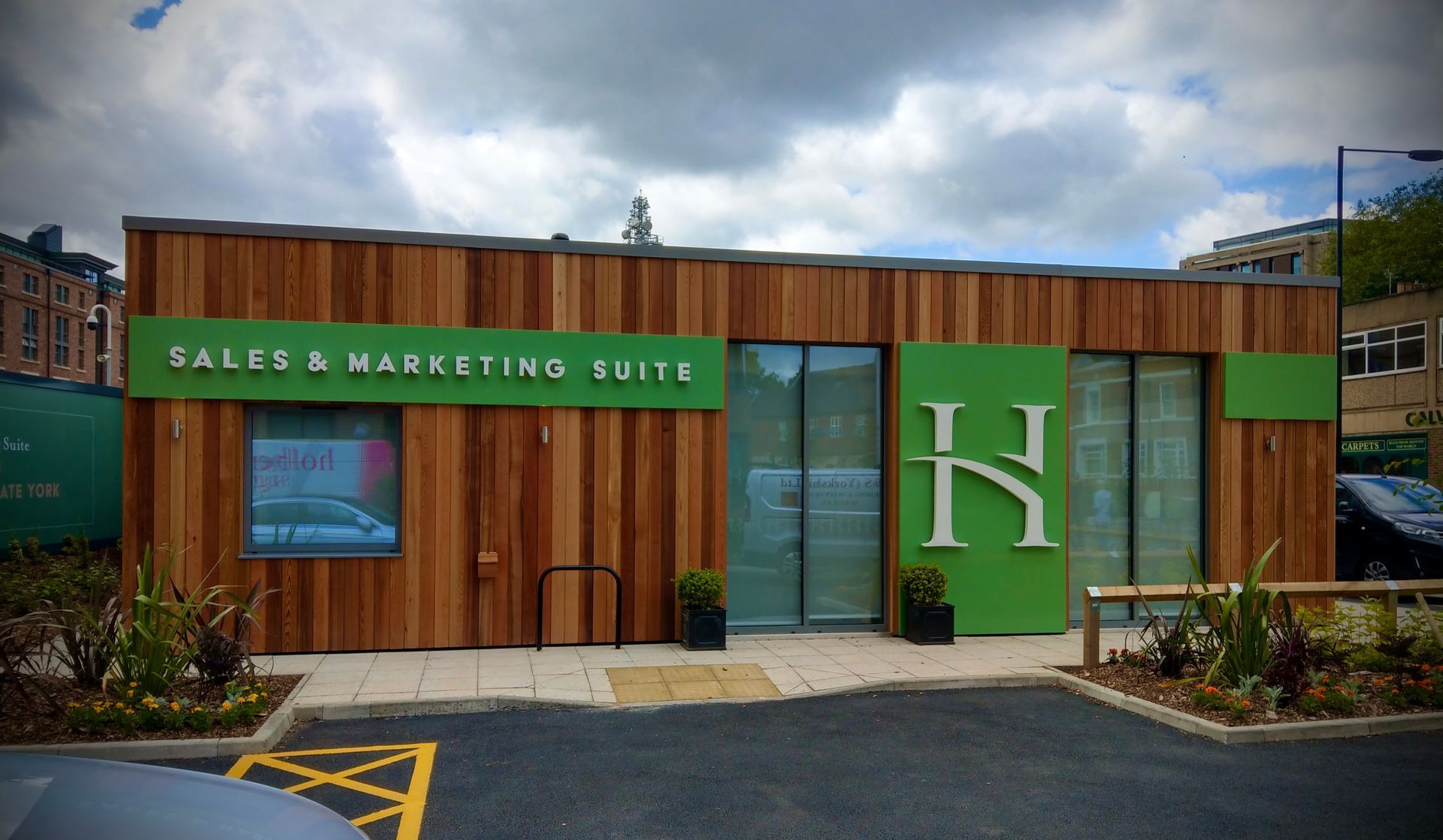 HLB Signs - sign design services - Hungate marketing suite 
