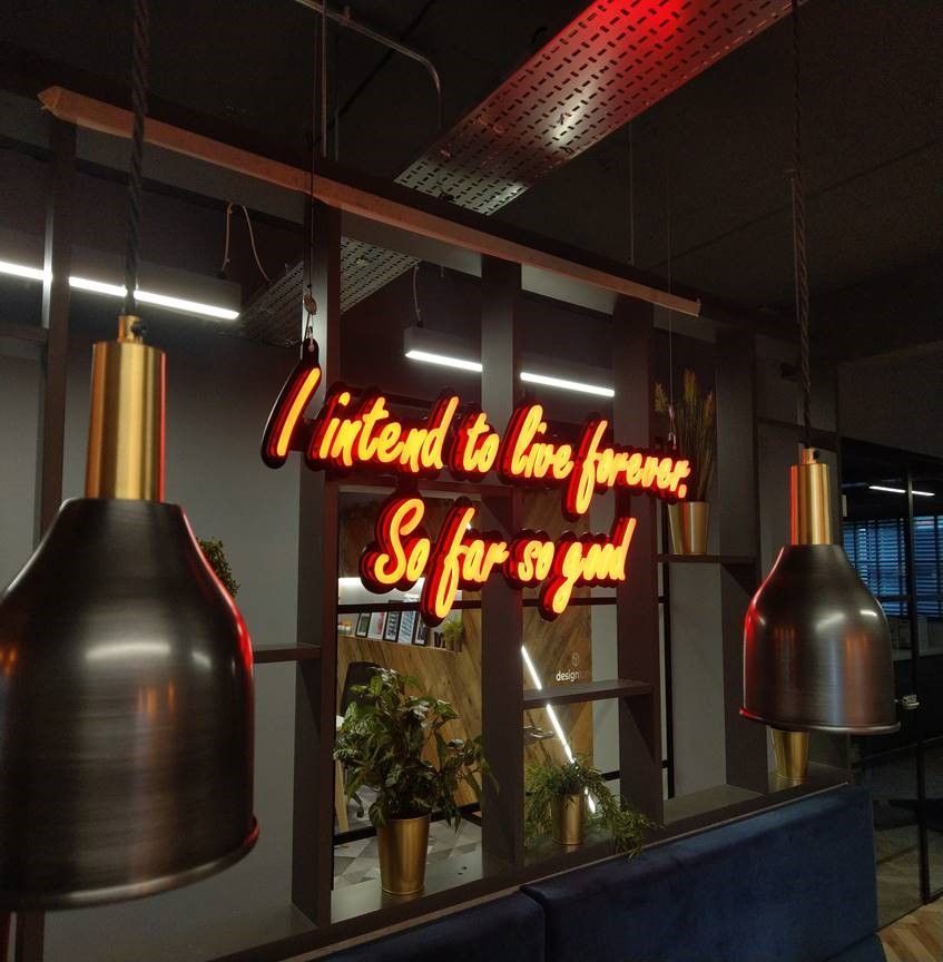 HLB Signs - sign design services - neon lettering 