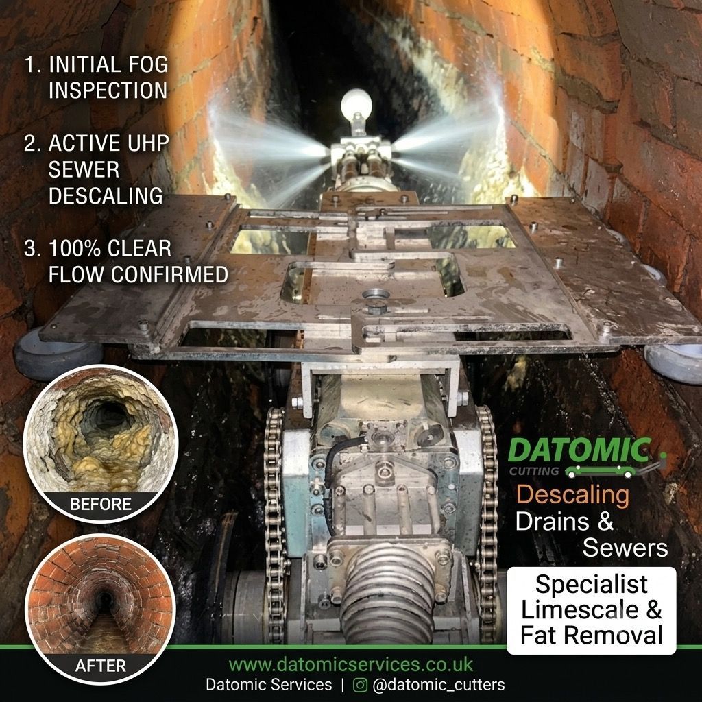 Limescale Removal from Drains