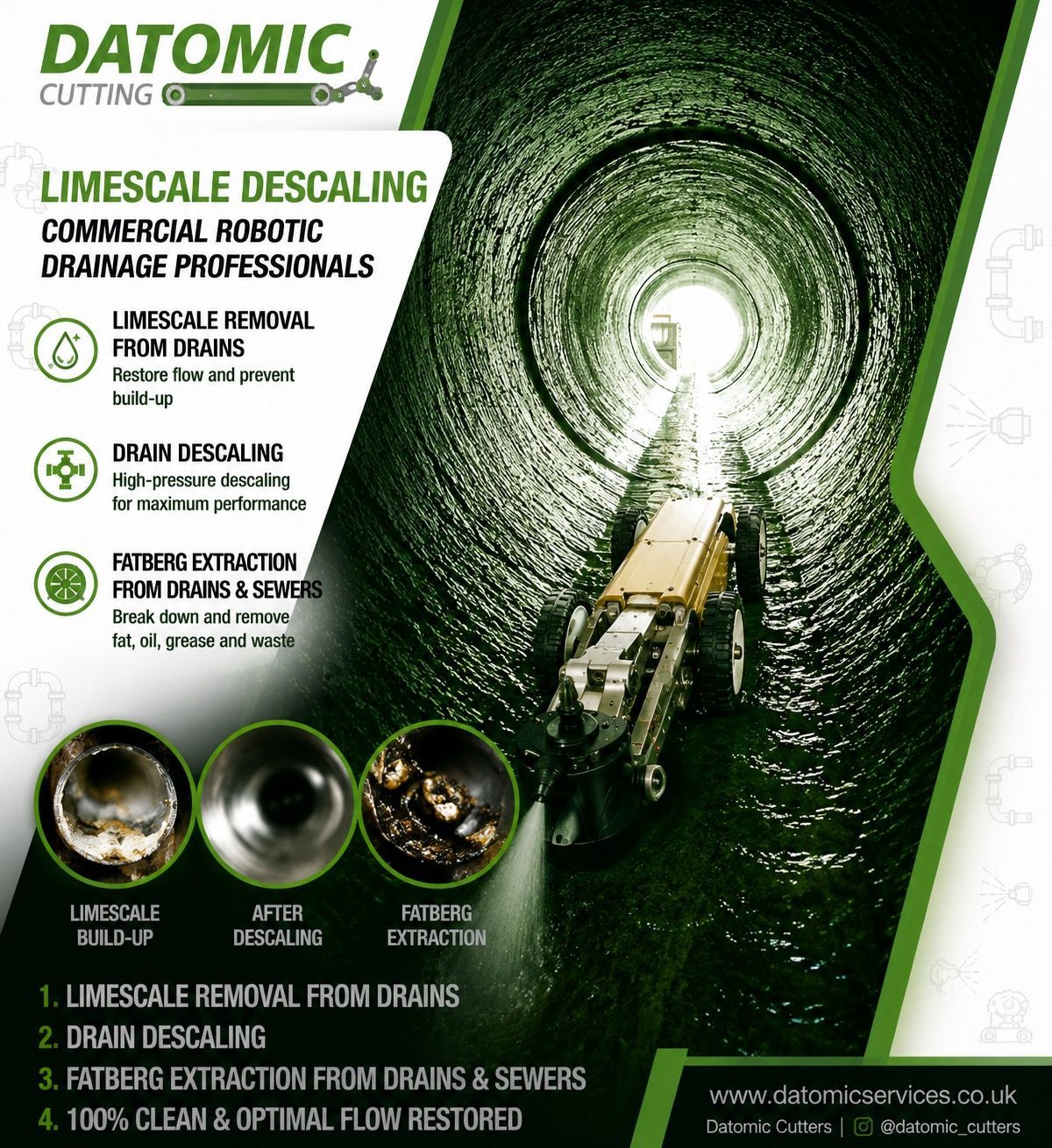 Remove Limescale in Drains