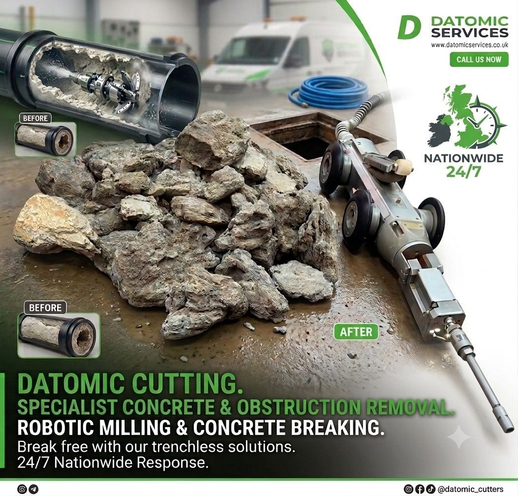 Remove Concrete in Drains