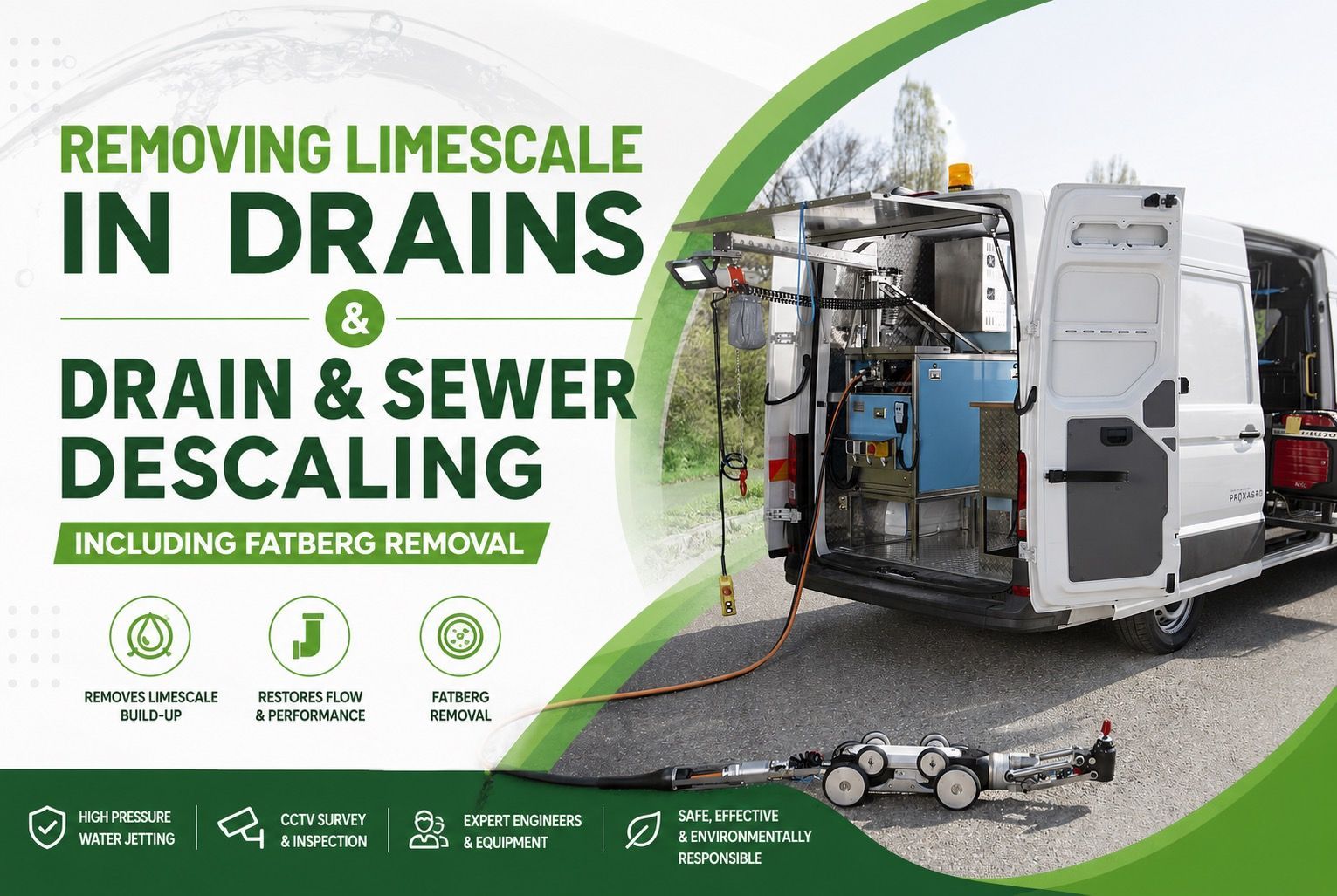 Remove Limescale in Drains