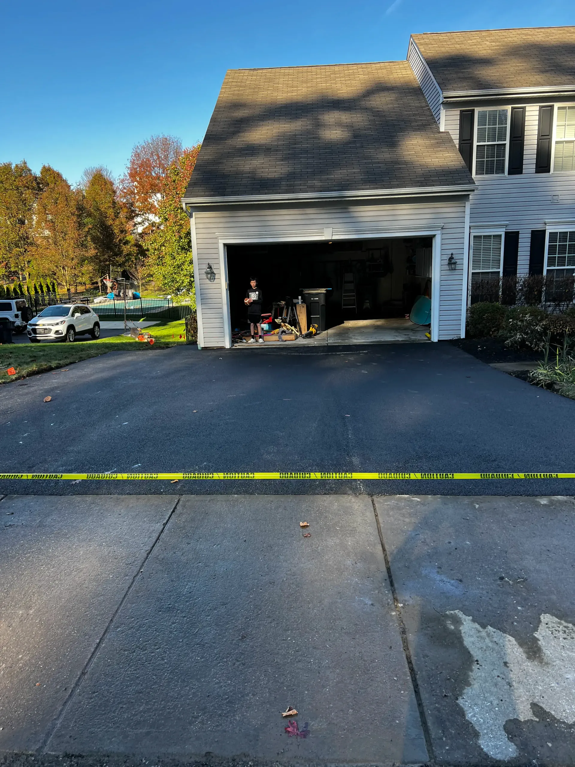 Driveway paving