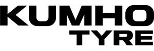 KUMHO TYRE logo in bold black text on a white background