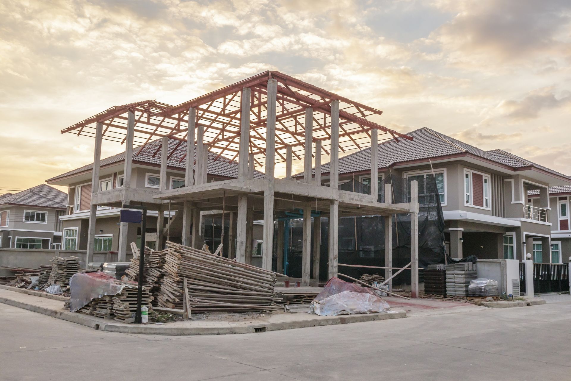 Custom home addition in Cary, NC by The Restoration House design-build team