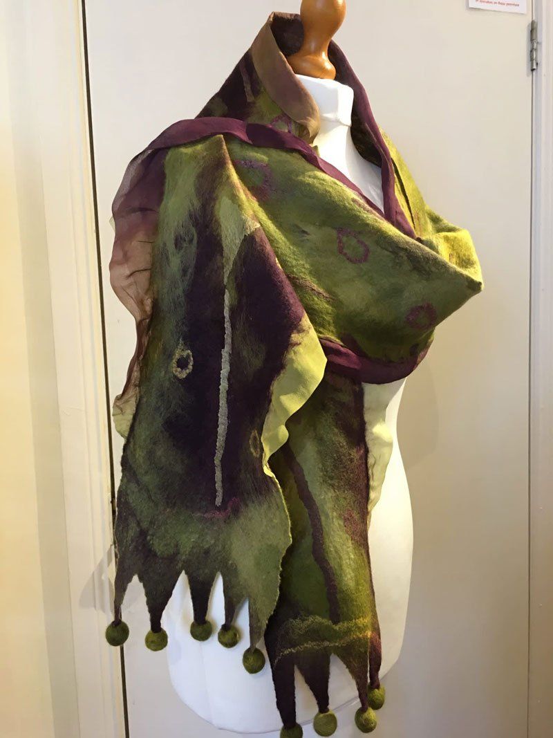 green scarf