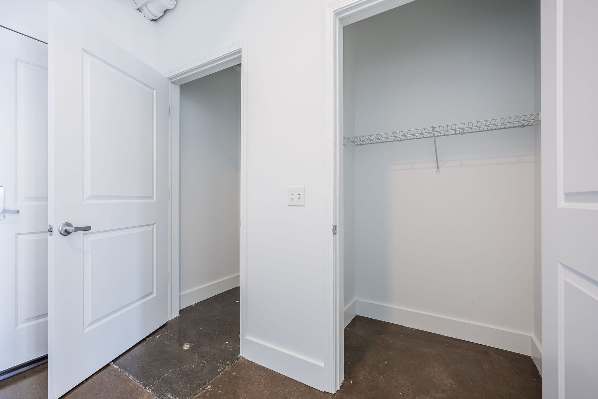 Two large closets