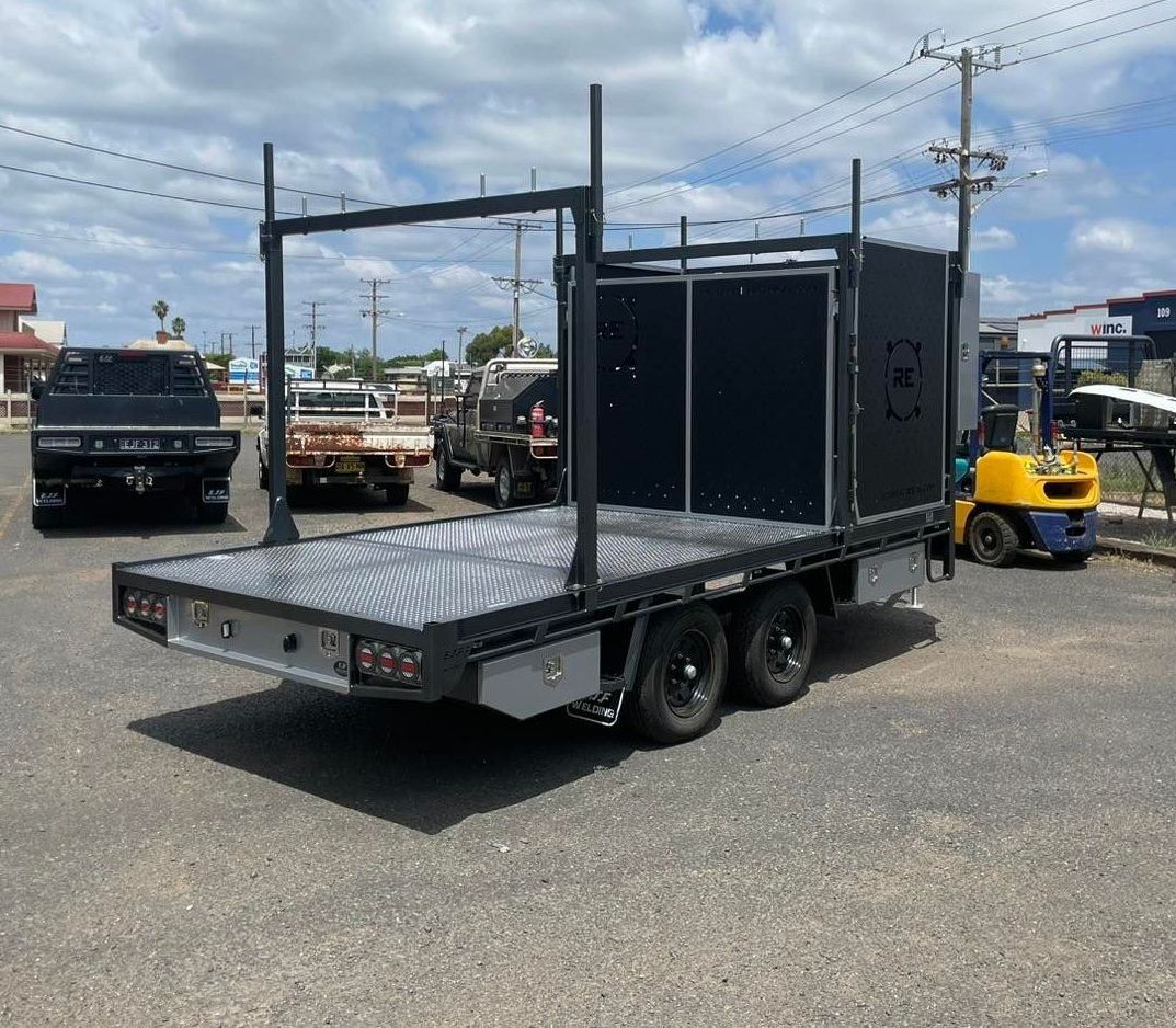 Heavy Duty Flat Top Trailer — EJF Built in Dubbo, NSW 