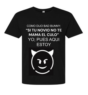 Shirt with lyrics