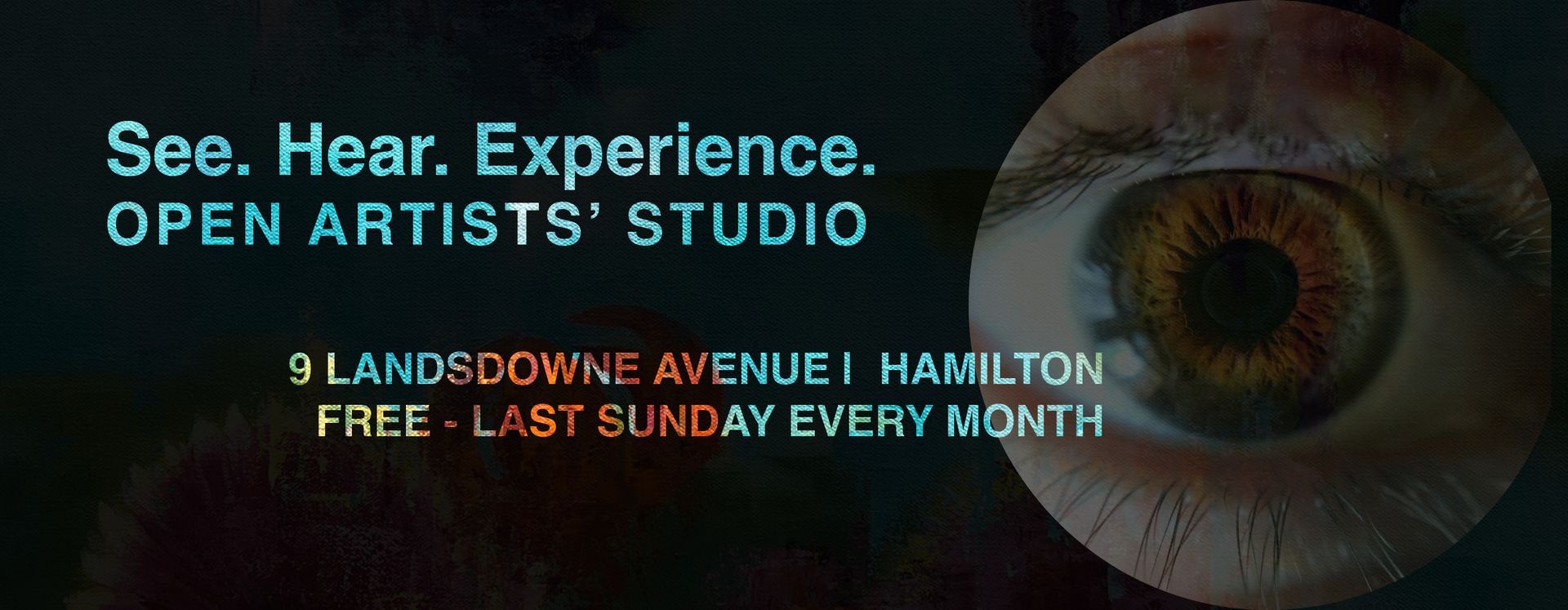 poster image for studio k2 open studio event
