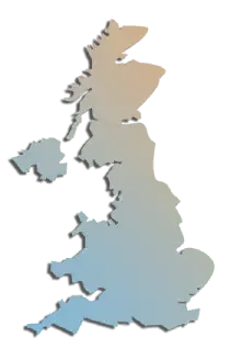A map of the united kingdom is shown on a white background.