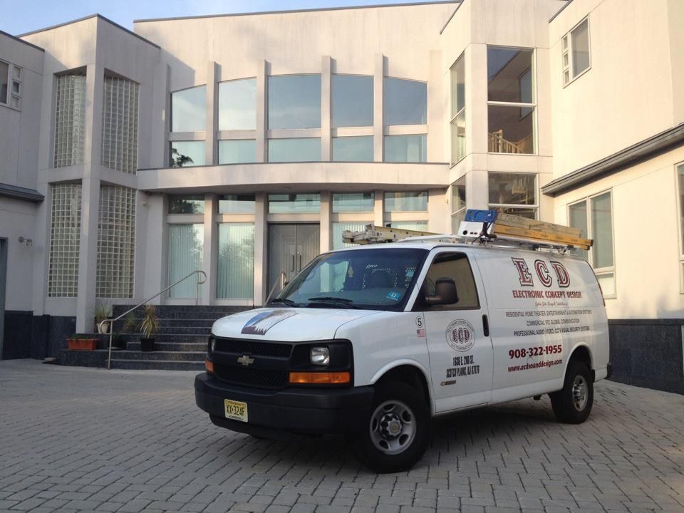 White van with 