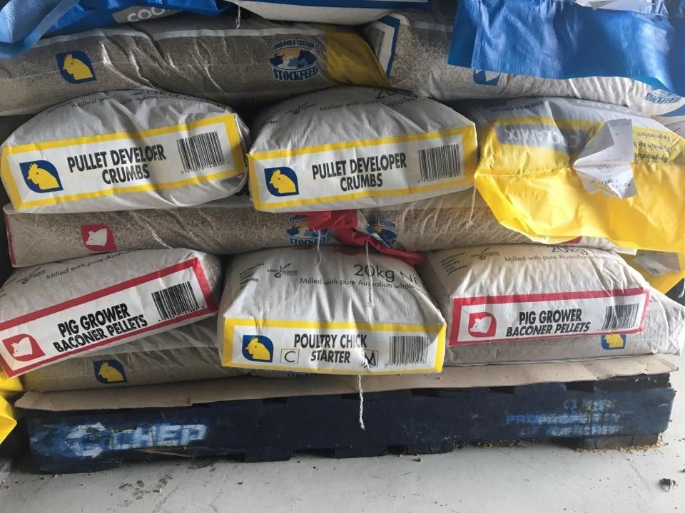Sacks Of Animal Feeds — SF Produce In Paget, QLD