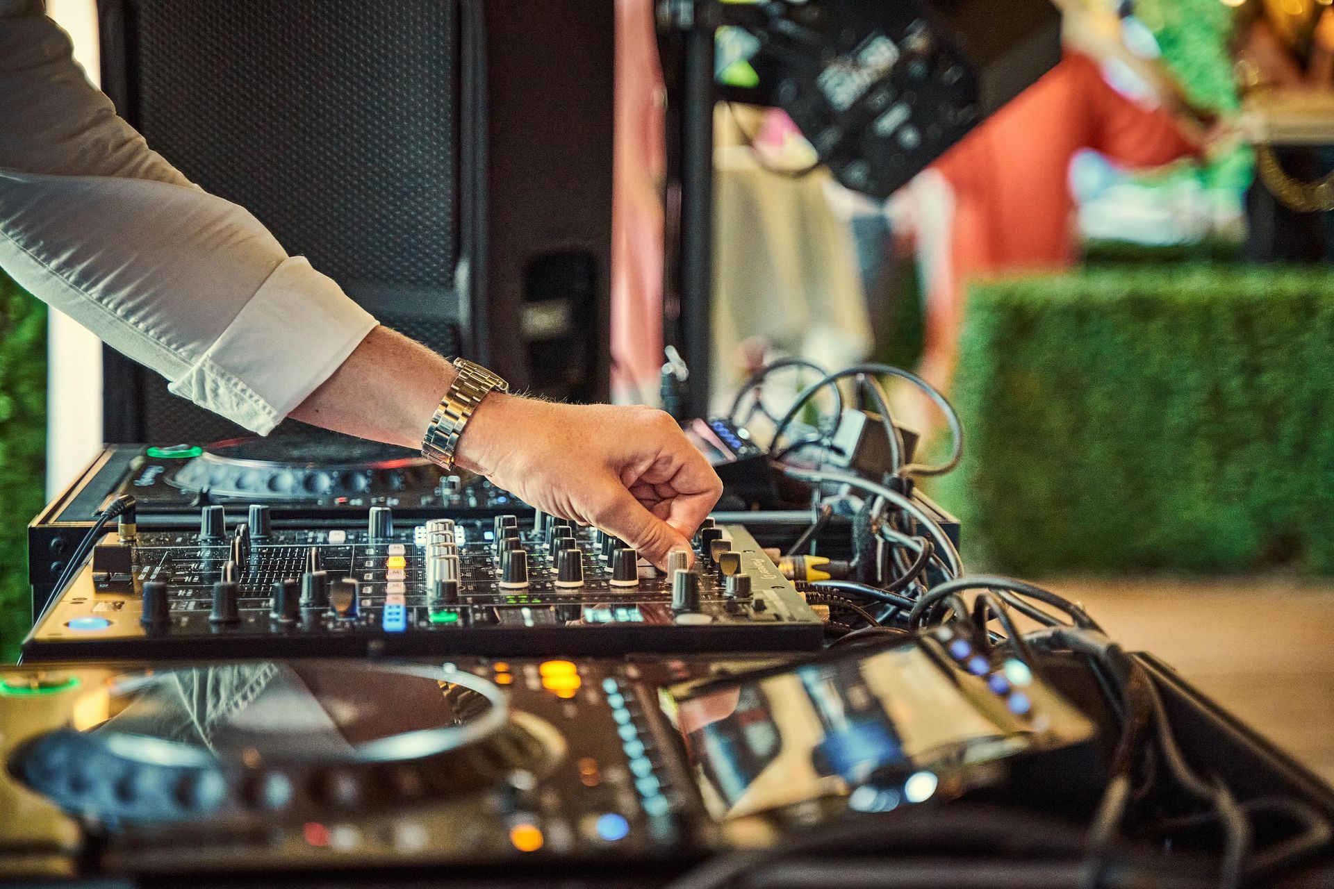 DJ-apparatuur en licht