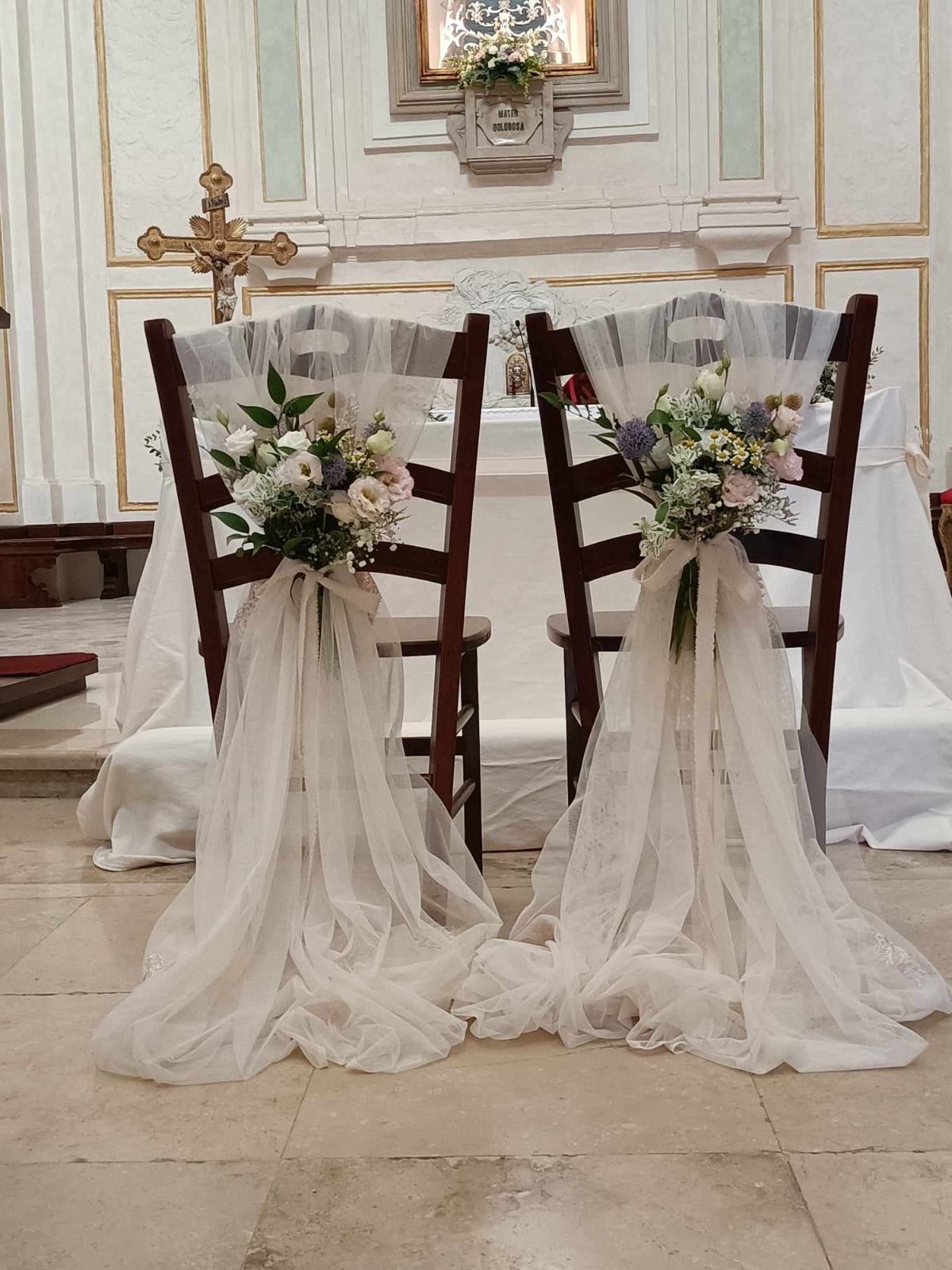 allestimento interno chiesa