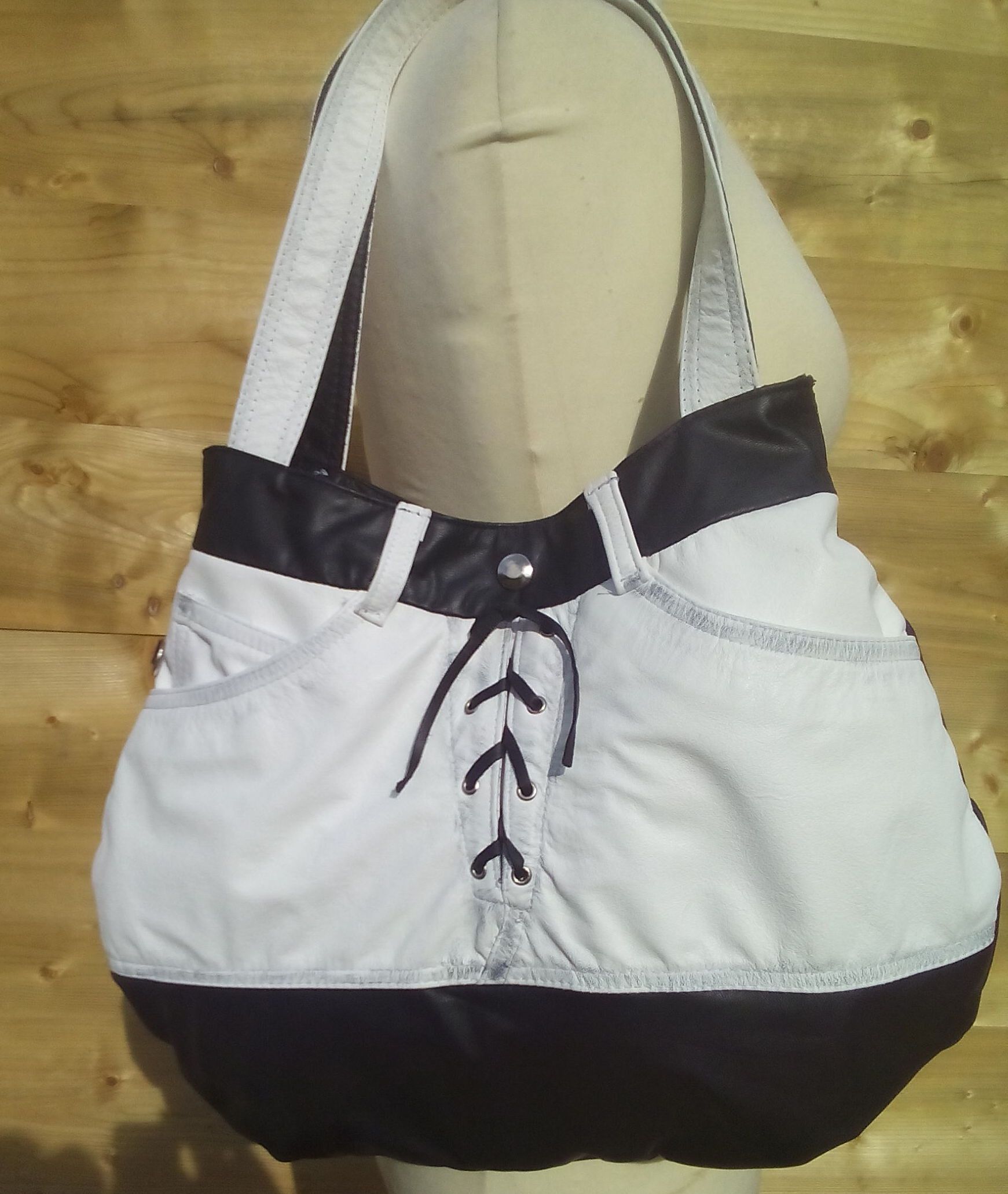 Leren tas