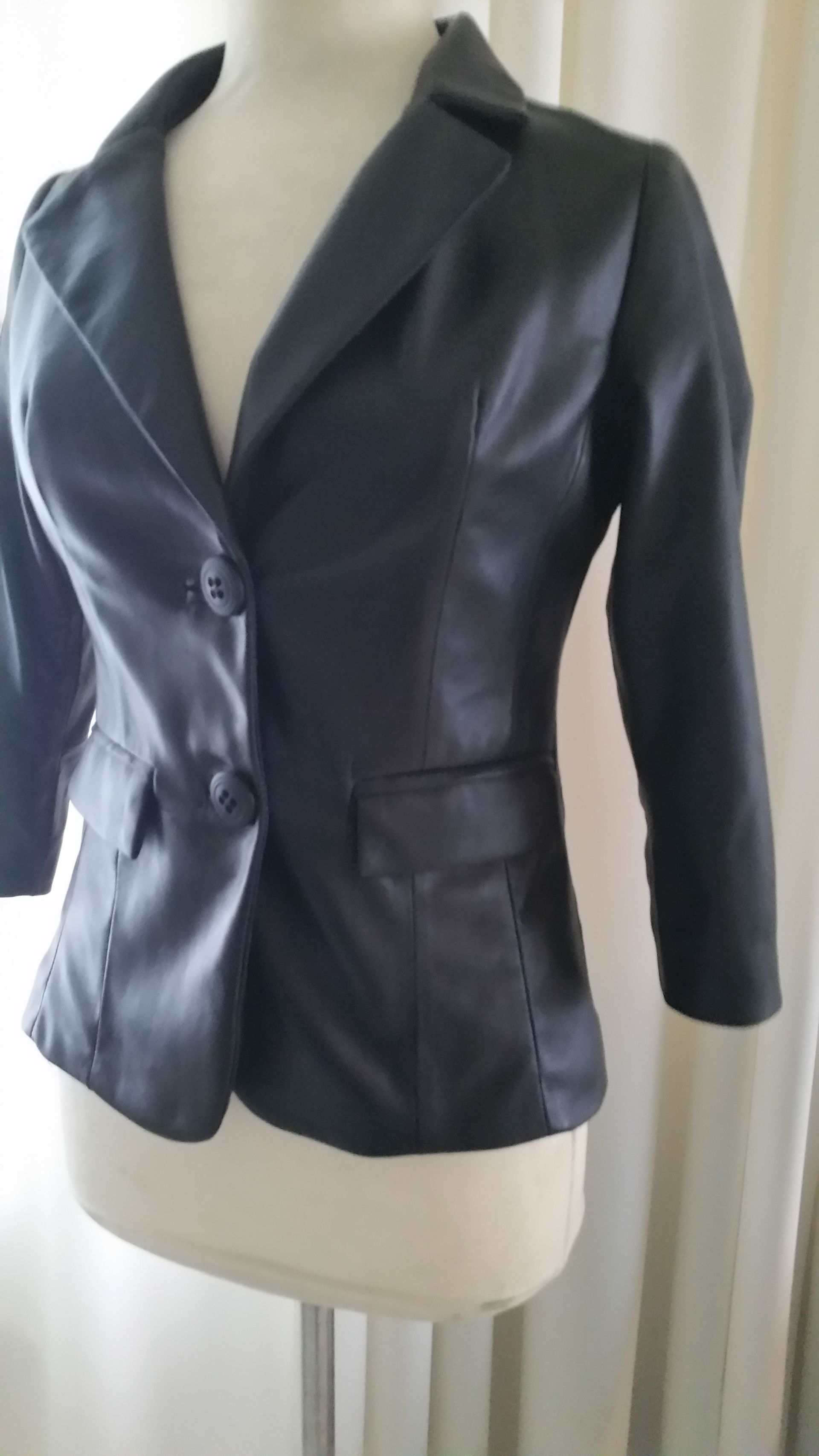 Stoere blazer zwart