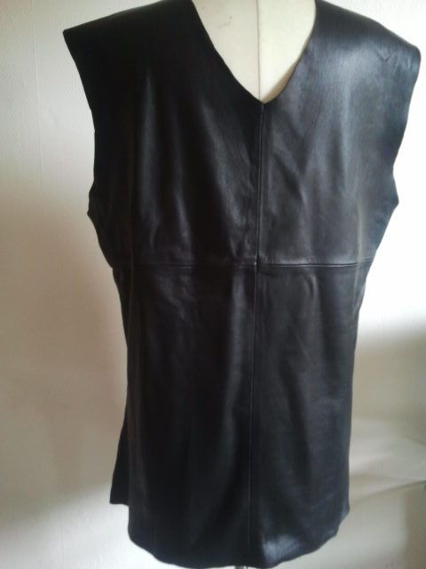 Leren heren hemd