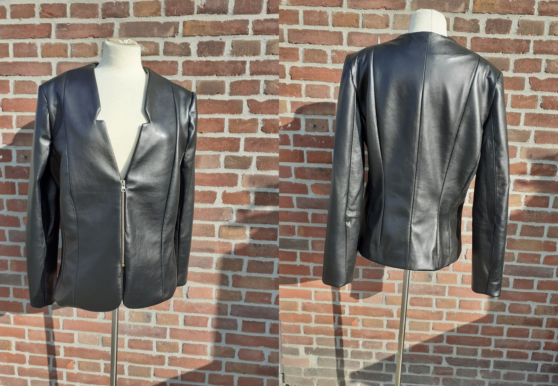 Leren blazer