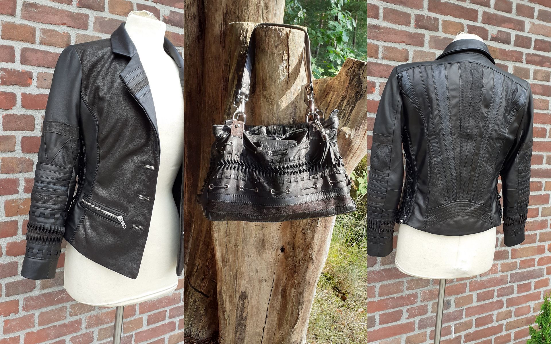 Stoere leren jack