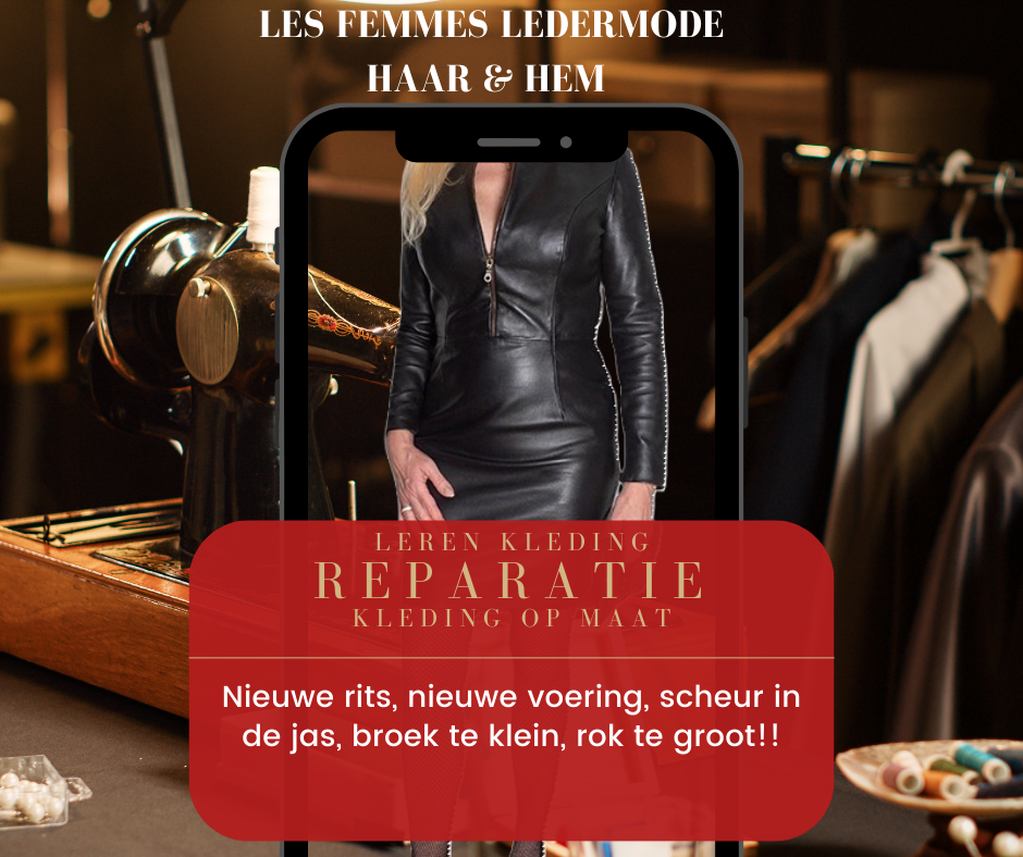 Reparatie leren kleding