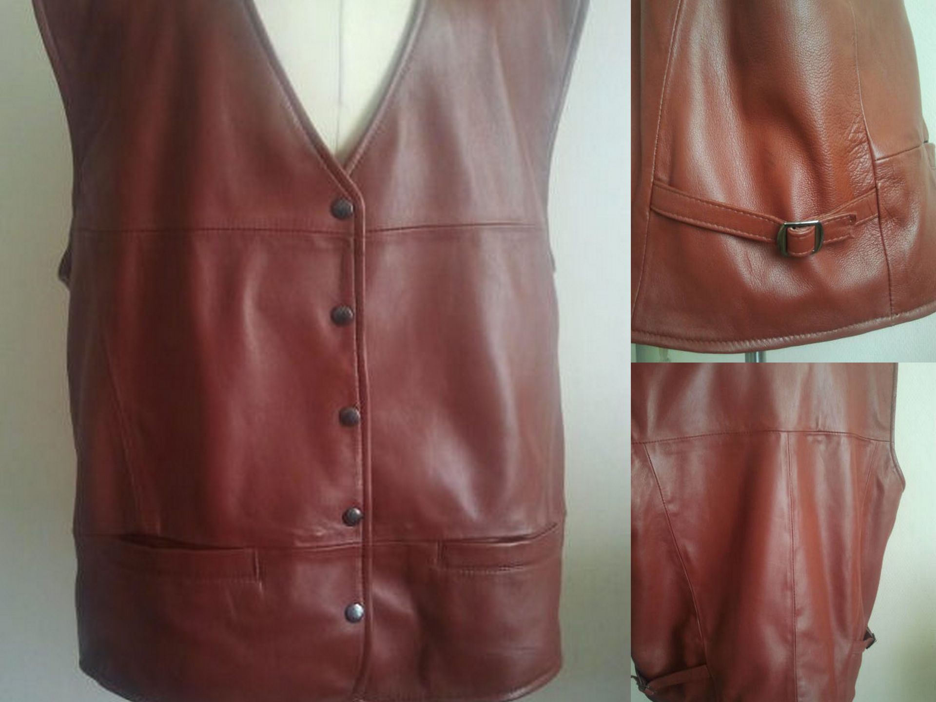 Roestbruin gilet