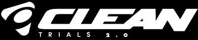 Wit CLEAN-logo met daaronder