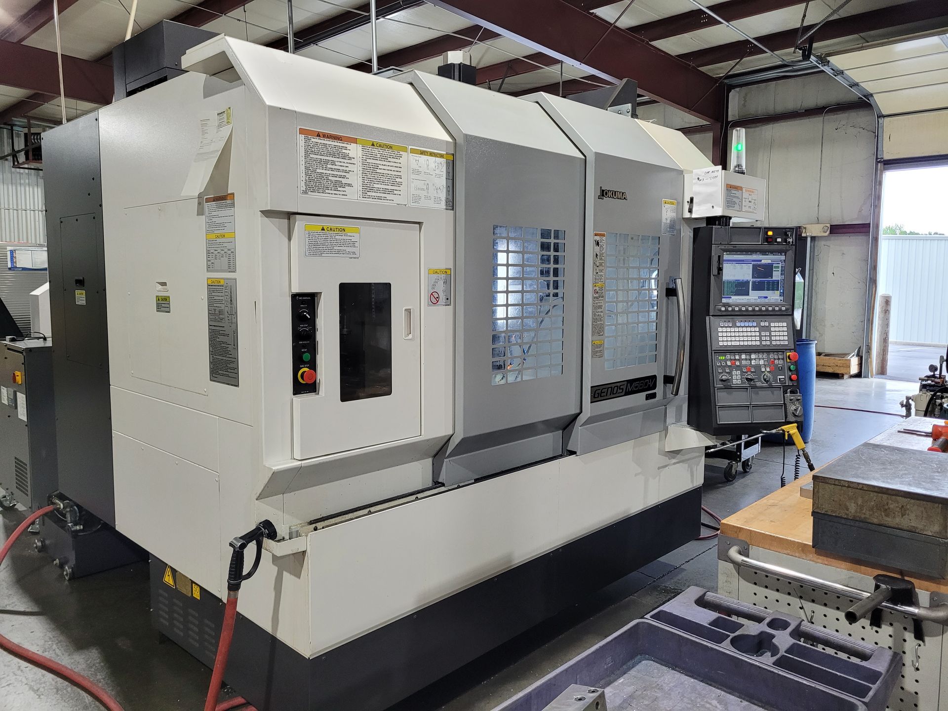 Okuma GENOS M560V CNC Mill
15k Spindle RPM Thru Coolant Spindle