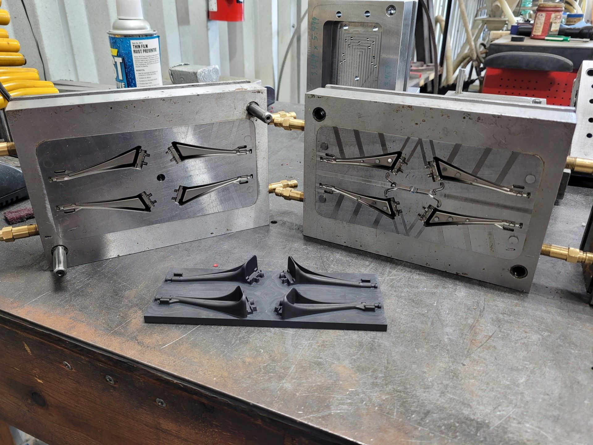 custom mold with graphite electrode