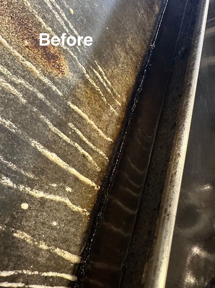 Commercial Kitchen Before Cleaning