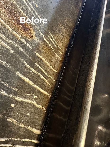 Commercial Kitchen Before Cleaning