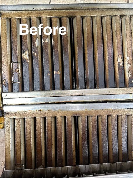 Commercial Kitchen Duct Before Cleaning