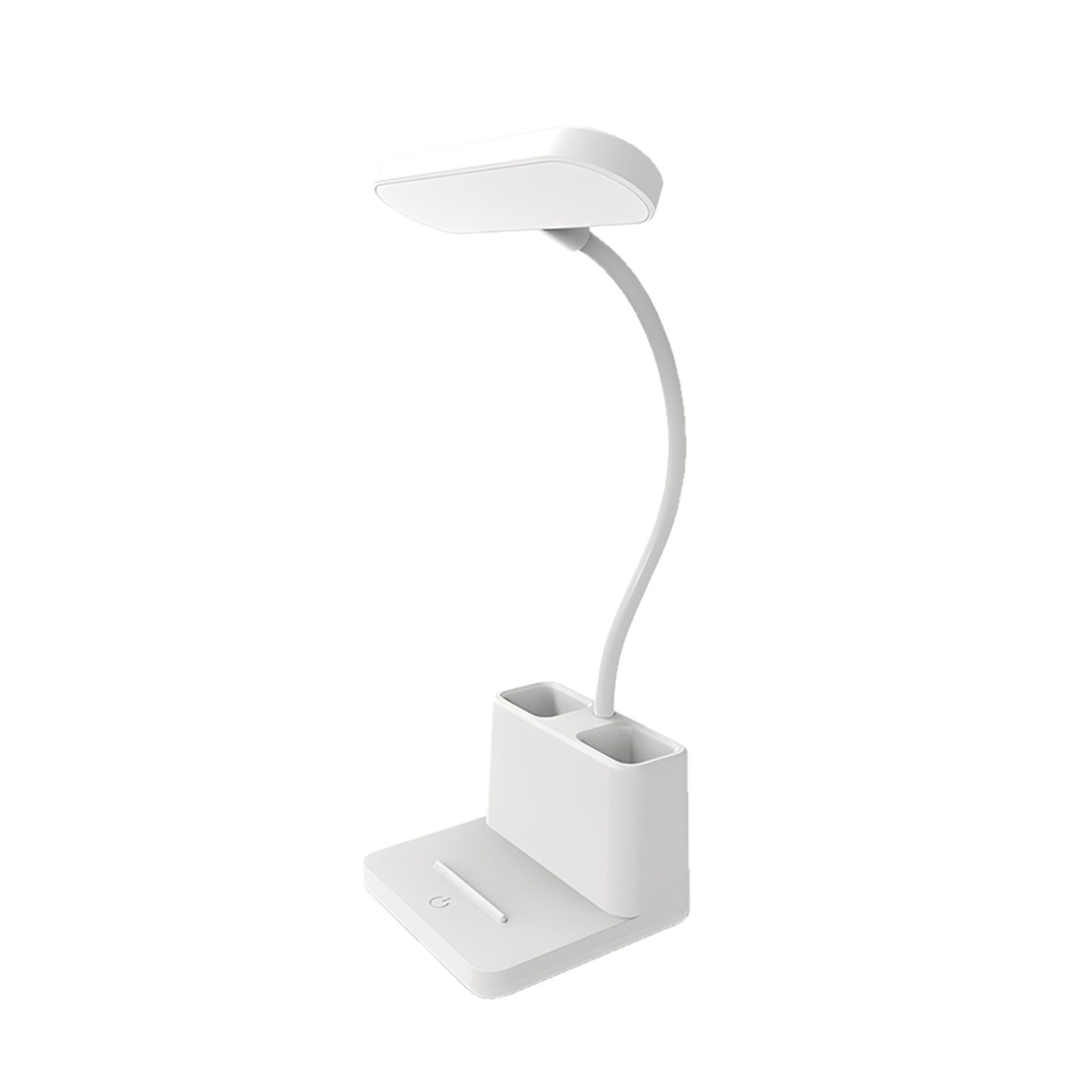 LED-D120 多功能護眼檯燈 三檔調光調色 白光 暖白光 暖光 type C 充電+手機支架 +筆筒