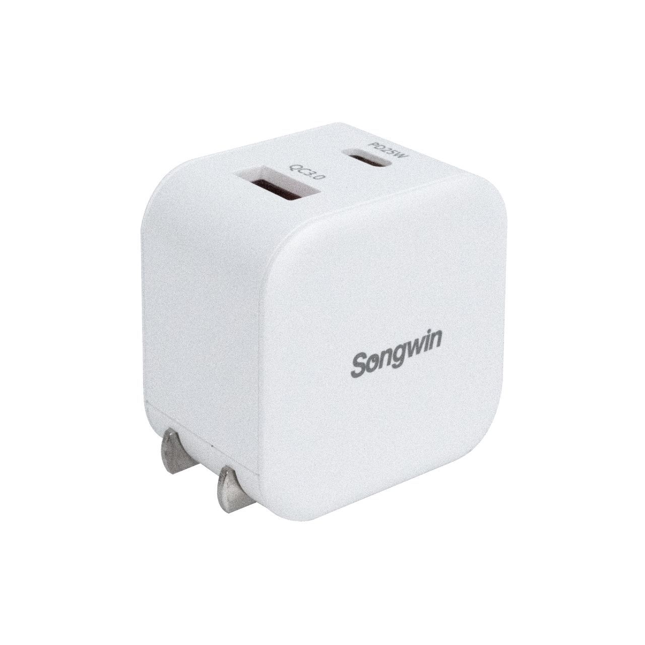 超迷你摺疊雙孔充電器 AD-D12