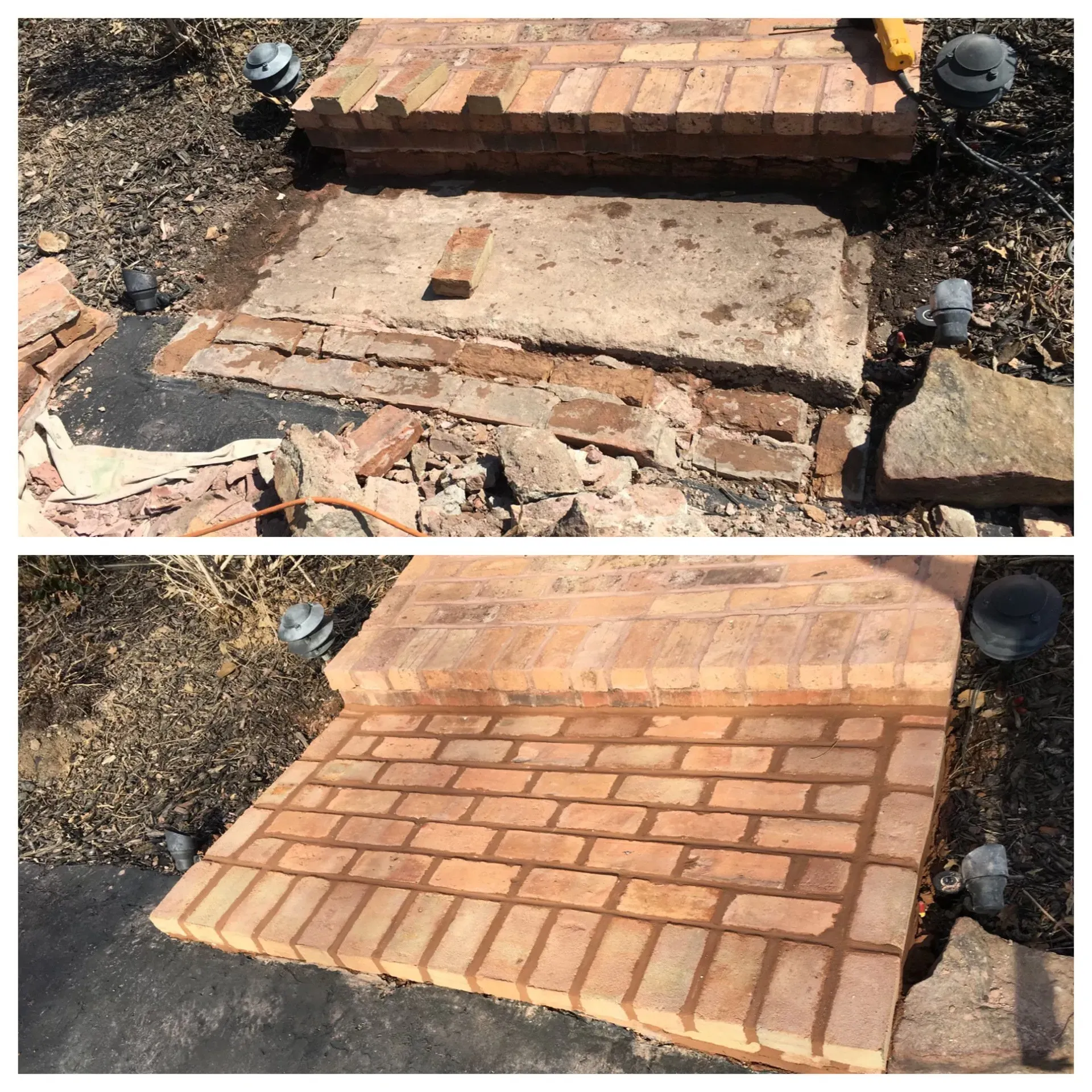 Image Of Cleaned Bricks — St. Louis, MO — Mirelli Tuckpointing LLC