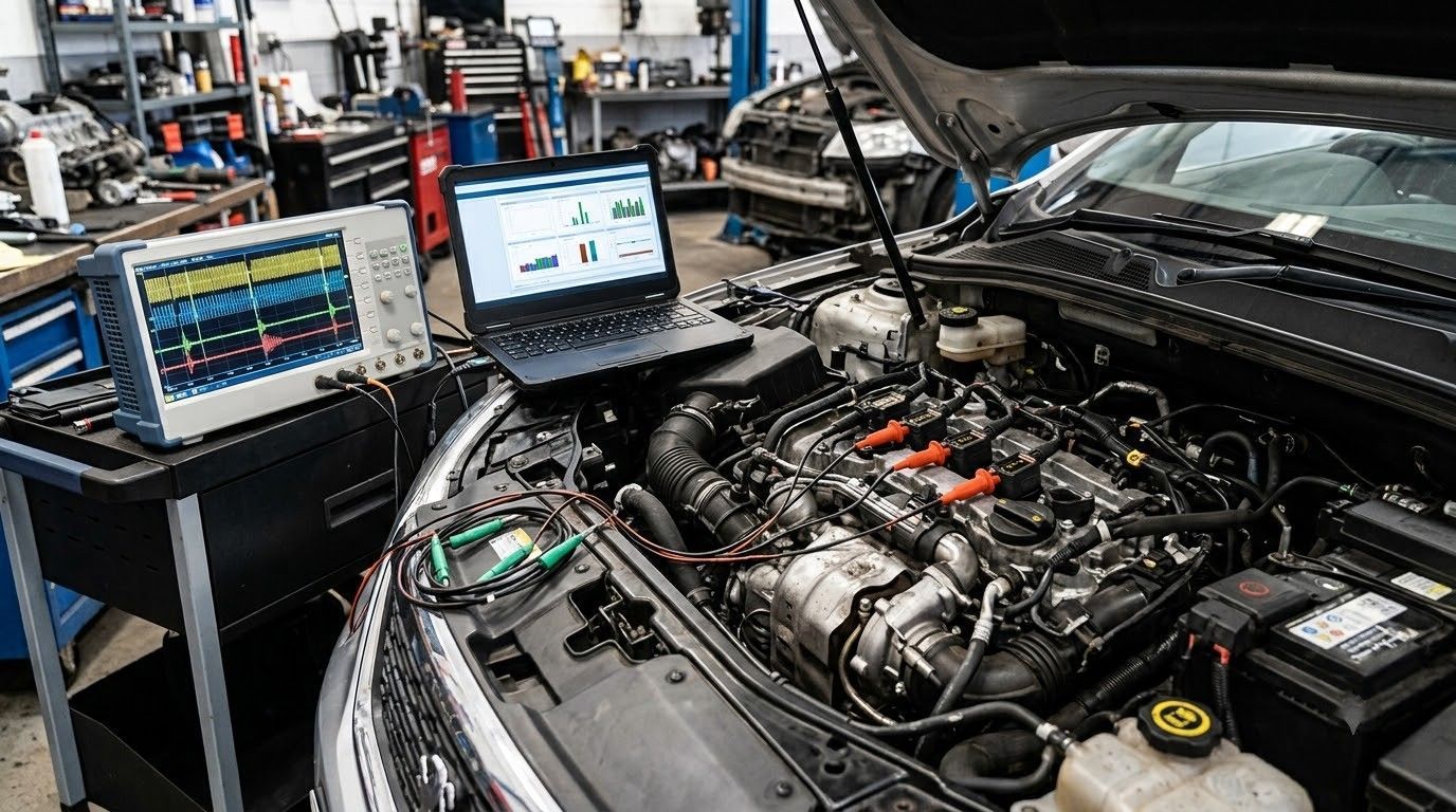 Blonde hair shoulder length, styled, in salon.