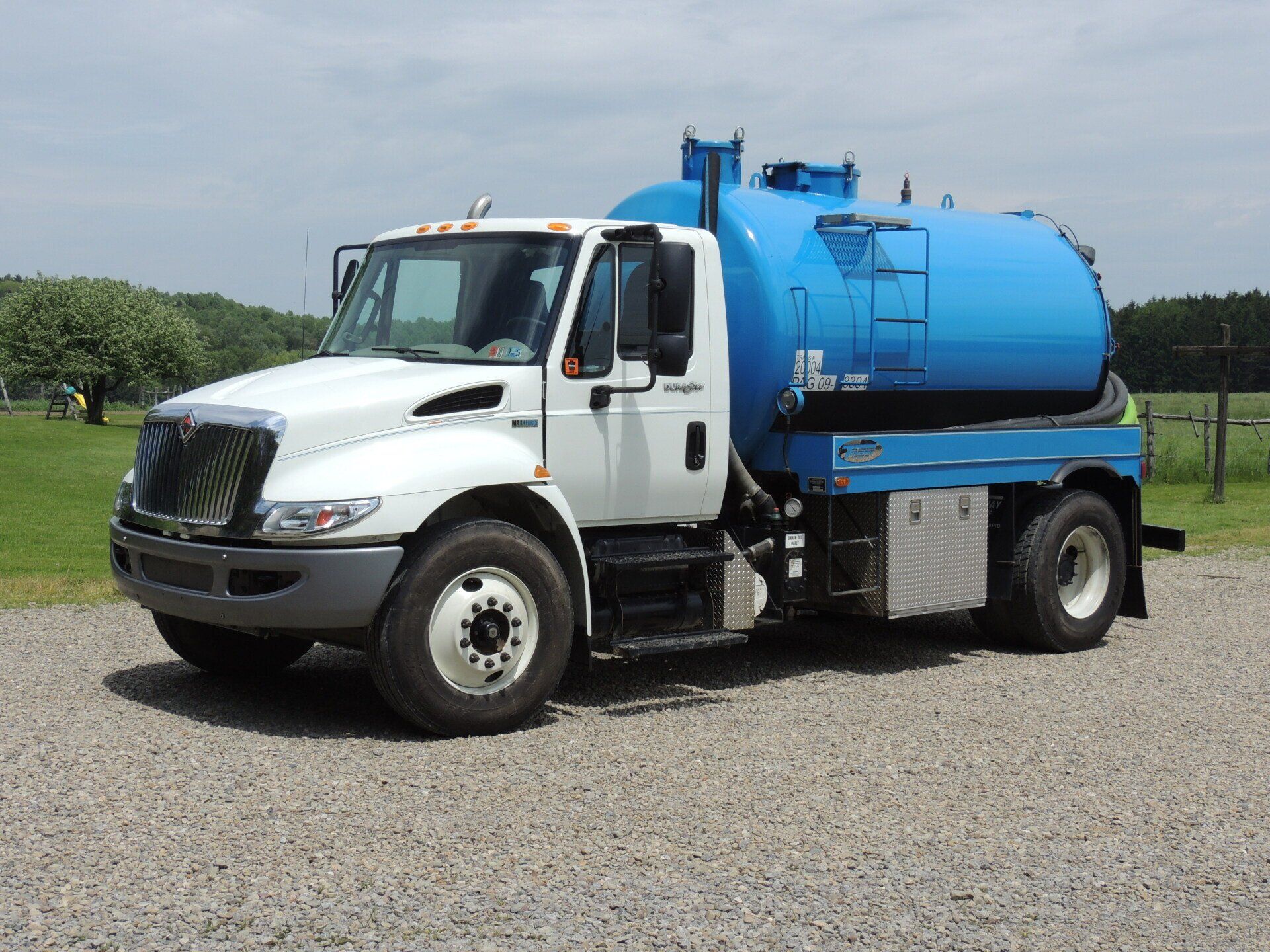Lifting Up Cover Of Septic Tank | Centerville, PA | Sterling Sanitation